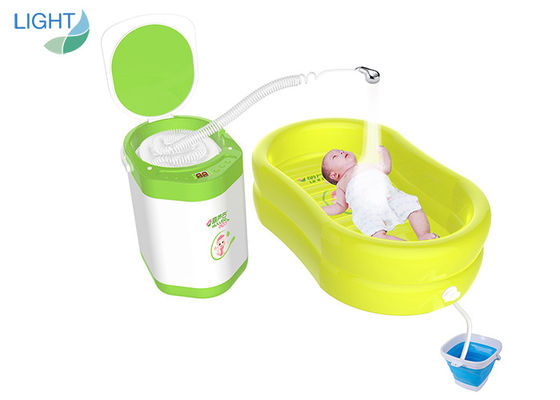 No deslice al bebé inflable plegable portátil que las tinas ventilan la bañera llenada para los bebés