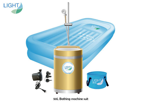 Batería que carga la bañera inflable médica 50L para los pacientes postrados en cama