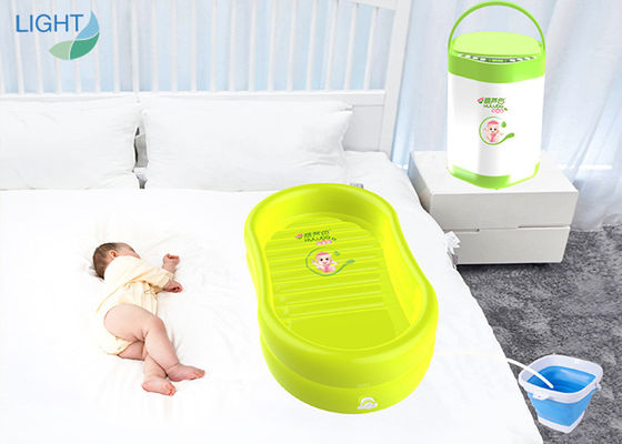 Tinas inflables no tóxicas del bebé del PVC con agua elegante Heater Shower Set