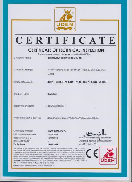 China Beijing Jin Yu Rui Xin Trading Co,.Ltd Certificaciones